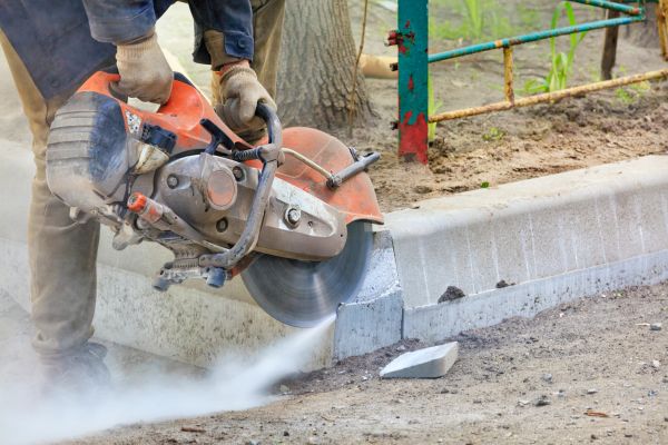 Concrete Curb Cutting in Springfield